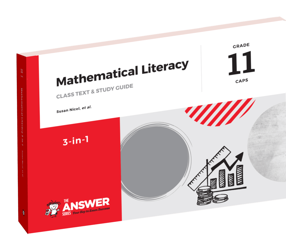 Grade 11 Maths Literacy 3-in-1 CAPS AFR/ENG