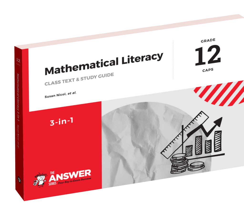 Grade 12 Maths Literacy 3-in-1 CAPS AFR/ENG