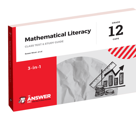 Grade 12 Maths Literacy 3-in-1 CAPS AFR/ENG