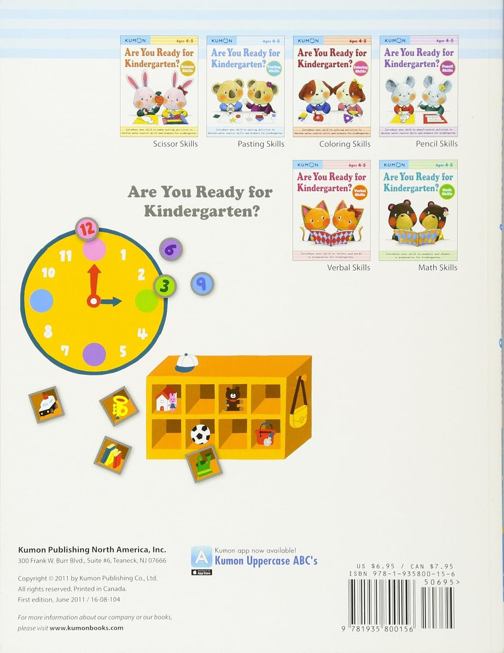 Kumon: Are you ready for Kindergarten? Ages 4,5