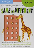 Kumon: Thinking Skills Workbooks K: Same and Different: K & Up Ages 4,5,6