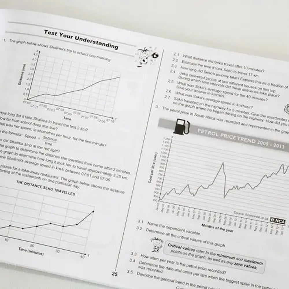 Grade 11 Maths Literacy 3-in-1 CAPS AFR/ENG