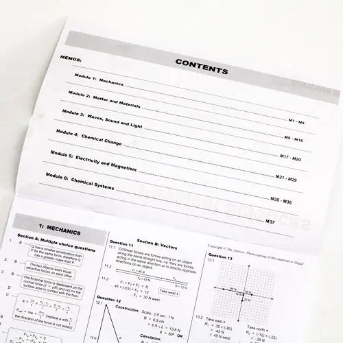 Grade 11 Physical Sciences 3-in-1 CAPS AFR/ENG