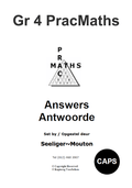 PA4 - Gr 4 PracMaths Afr (Memo included)