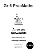 PA6 - Gr 6 PracMaths Afr (Memo included)
