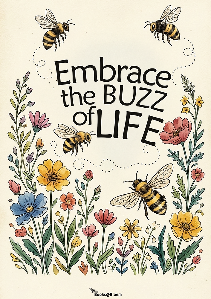 Inspirational Bee Wall Art – Printable Positive Quote Posters - Home & Office Décor on Canvas