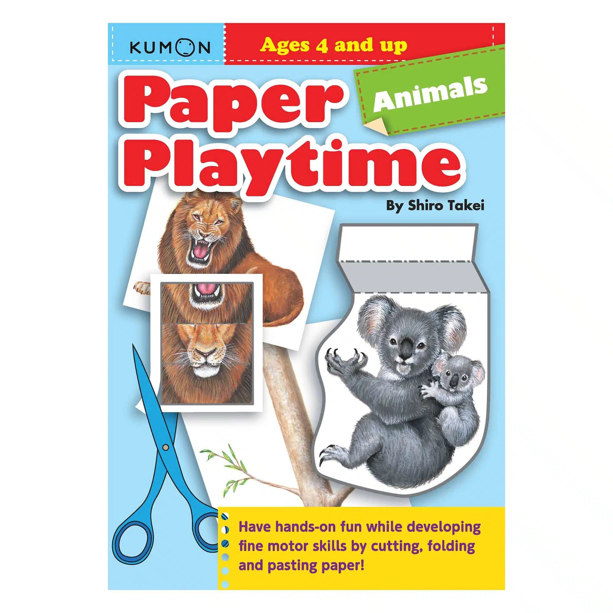 Kumon: Paper Playtime: Animals Ages 6,7,8